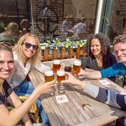 teamuitje rotterdam boat en bier